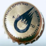 Kronkorken Meteor Frankreich 2024 2020er gold Brasseurs de France depuis 1640 Brewers in France since