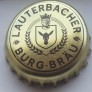 Kronkorken Lauterbacher Burg-Bräu Deutschland 2019 2010er gold Lauterbacher Burg-Bräu