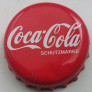 Kronkorken Coca-Cola Deutschland 2007 2000er rot Coca Cola Schutzmarke