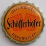 Kronkorken Schöfferhofer Deutschland 2007 2000er orangen Schöfferhofer Hefeweizen