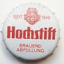 Kronkorken Hochstift Deutschland 1980 1980er weiß Hochstift Brauerei Abfüllung Seit 1848