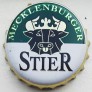 Kronkorken Stierbier Deutschland 2016 2010er weiß Mecklenburger Stier