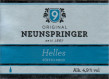 Ediketten Neunspringer Hell Deutschland Bier 09.2023