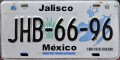 Nummernschilder / Kfz-Kennzeichen Mexiko 2003 2000er Jalisco