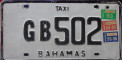 Nummernschilder / Kfz-Kennzeichen Bahamas 1993 1990er