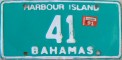 Nummernschilder / Kfz-Kennzeichen Bahamas 1990 1990er Habour Island