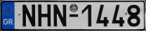 Nummernschilder / Kfz-Kennzeichen Griechenland 2004 2000er