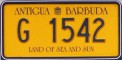 Nummernschilder / Kfz-Kennzeichen Antigua & Barbuda 2000 2000er