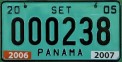 Nummernschilder / Kfz-Kennzeichen Panama 2005 2000er