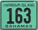 Nummernschilder / Kfz-Kennzeichen Bahamas 1977 1970er Habour Island