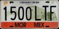 Nummernschilder / Kfz-Kennzeichen Mexiko 1999 1990er Morelos