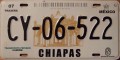 Nummernschilder / Kfz-Kennzeichen Mexiko 2003 2000er Chiapas
