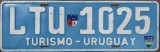 Nummernschilder / Kfz-Kennzeichen Uruguay 2004 2000er Colonia
