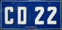 Nummernschilder / Kfz-Kennzeichen Bahamas 1976 1970er CD