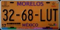 Nummernschilder / Kfz-Kennzeichen Mexiko 2013 2010er Morelos