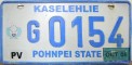 Nummernschilder / Kfz-Kennzeichen Mikronesien, Föd. Staat. 2005 2000er Pohnpei