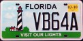 Nummernschilder / Kfz-Kennzeichen USA 2008 2000er Florida FL