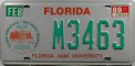 Nummernschilder / Kfz-Kennzeichen USA 1987 1980er Florida FL