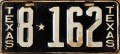 Nummernschilder / Kfz-Kennzeichen USA 1923 1920er Texas TX