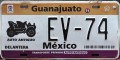 Nummernschilder / Kfz-Kennzeichen Mexiko 2001 2000er Guanajuato