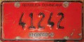 Nummernschilder / Kfz-Kennzeichen Dominikanische Republik 1996 1990er