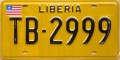 Nummernschilder / Kfz-Kennzeichen Liberia, Republik 2005 2000er Taxi