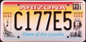 Nummernschilder / Kfz-Kennzeichen USA 2004 2000er Arizona AZ