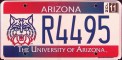 Nummernschilder / Kfz-Kennzeichen USA 2008 2000er Arizona AZ