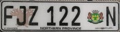 Nummernschilder / Kfz-Kennzeichen Südafrika, Republik 1998 1990er Northern Province