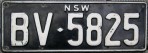 Nummernschilder / Kfz-Kennzeichen Australien 1937 1930er New South Wales NSW