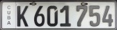 Nummernschilder / Kfz-Kennzeichen Kuba 2013 2010er