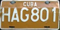 Nummernschilder / Kfz-Kennzeichen Kuba 2002 2000er joint-venture