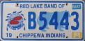 Nummernschilder / Kfz-Kennzeichen USA 1996 1990er Minesota MN tribe