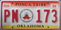 Nummernschilder / Kfz-Kennzeichen USA 1997 1990er Oklahoma OK tribe