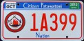 Nummernschilder / Kfz-Kennzeichen USA 2008 2000er Oklahoma OK tribe