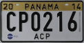 Nummernschilder / Kfz-Kennzeichen Panama 2014 2010er
