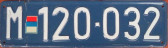 Nummernschilder / Kfz-Kennzeichen Bosnien & Herzegowina 1992 1990er Srpska Pol