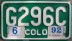 Nummernschilder / Kfz-Kennzeichen USA 1990 1990er Colorado CO