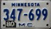 Nummernschilder / Kfz-Kennzeichen USA 1978 1970er Minnesota MN