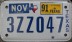 Nummernschilder / Kfz-Kennzeichen USA 1991 1990er Texas TX