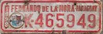 Nummernschilder / Kfz-Kennzeichen Paraguay 1998 1990er Fernando de la Mora
