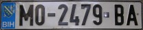 Nummernschilder / Kfz-Kennzeichen Bosnien & Herzegowina 1995 1990er