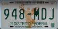 Nummernschilder / Kfz-Kennzeichen Mexiko 2002 2000er Distrito Federal