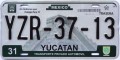 Nummernschilder / Kfz-Kennzeichen Mexiko 2009 2000er Yucatan