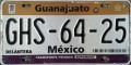Nummernschilder / Kfz-Kennzeichen Mexiko 2001 2000er Guanajuato